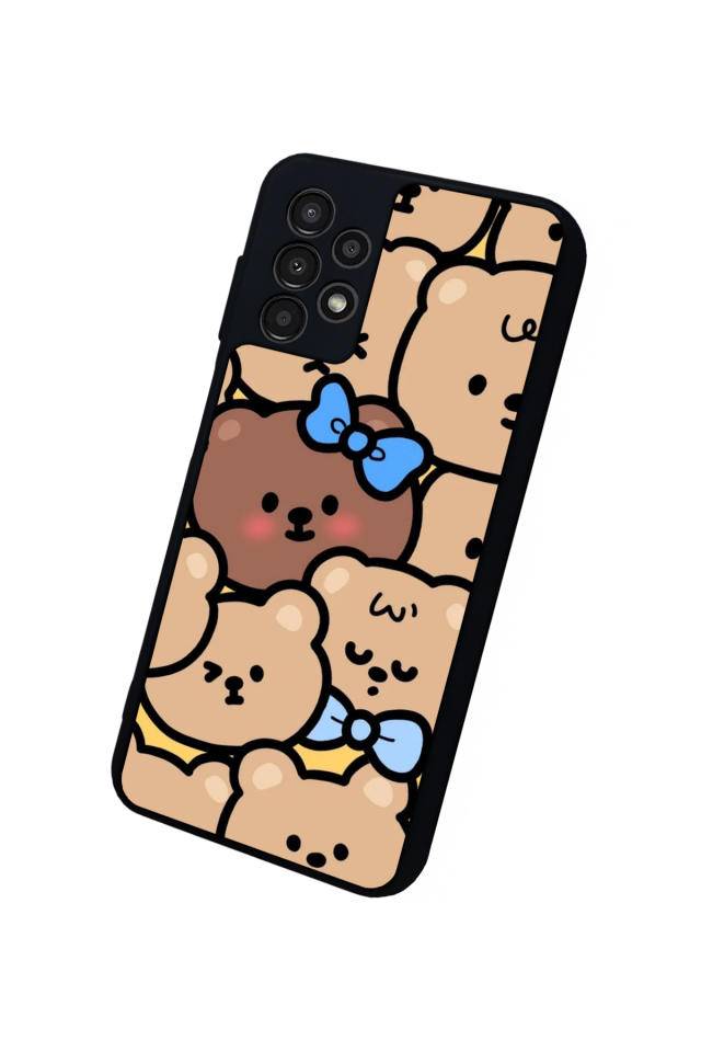 Samsung Galaxy A23 Uyumlu Ayı Tasarımlı Glossy Premium Kılıf