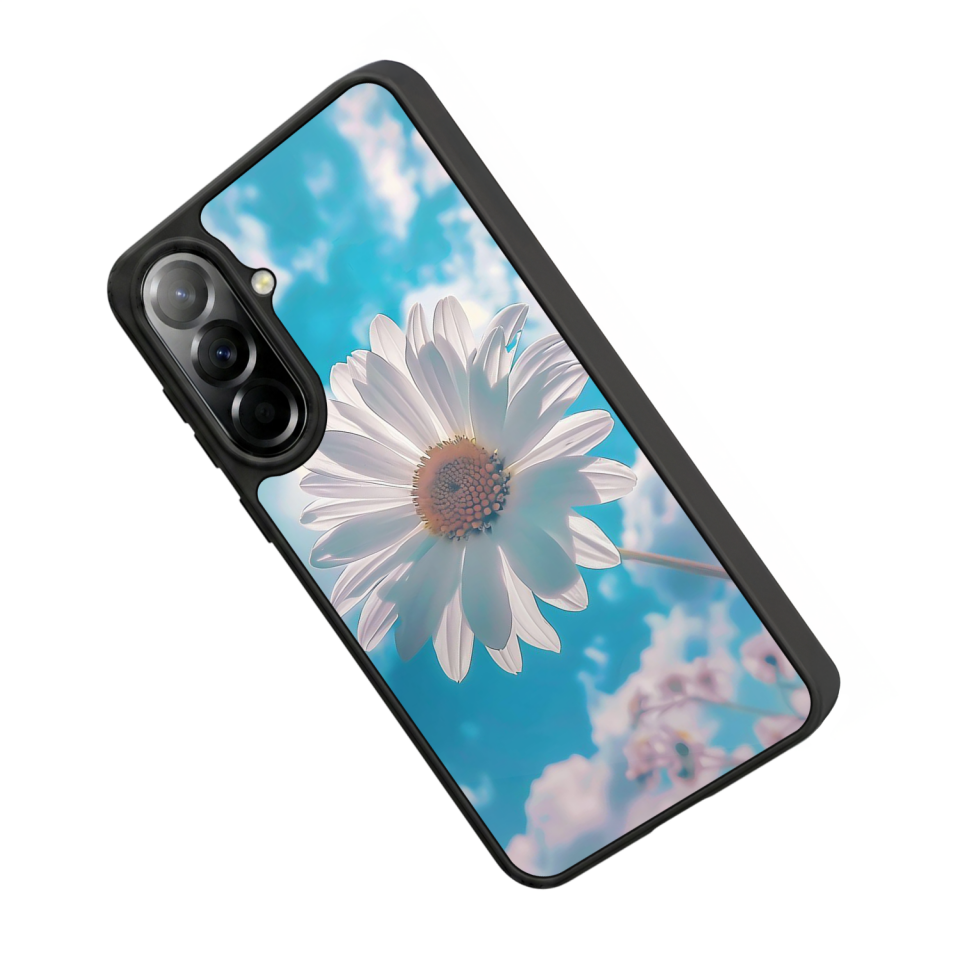Samsung Galaxy A37 Uyumlu Cicek Tasarımlı Glossy Premium Kılıf