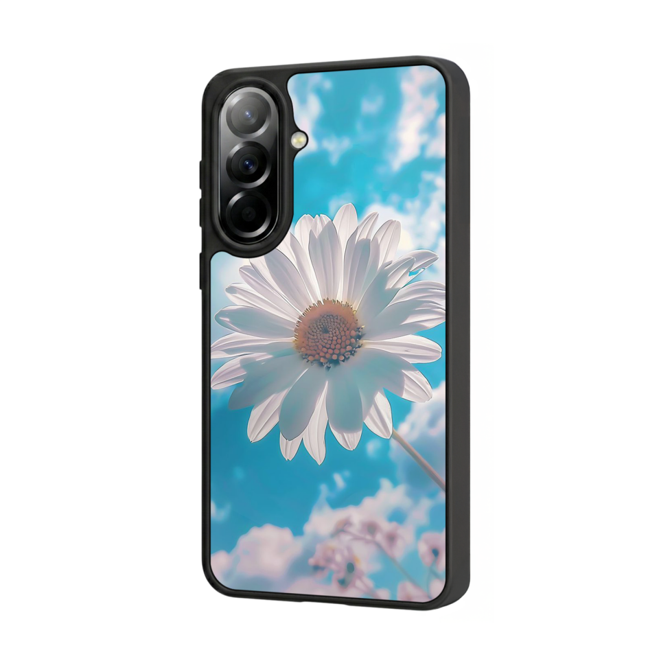 Samsung Galaxy A37 Uyumlu Cicek Tasarımlı Glossy Premium Kılıf