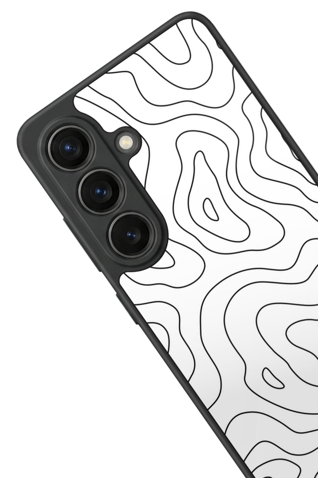 Samsung Galaxy S26 Uyumlu Çizgi Sanatı Tasarımlı Glossy Premium Kılıf