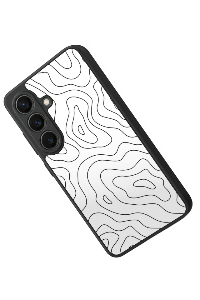 Samsung Galaxy S26 Uyumlu Çizgi Sanatı Tasarımlı Glossy Premium Kılıf