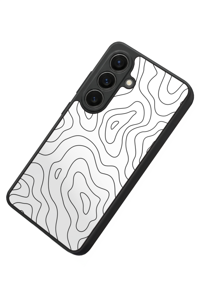 Samsung Galaxy S26 Uyumlu Çizgi Sanatı Tasarımlı Glossy Premium Kılıf