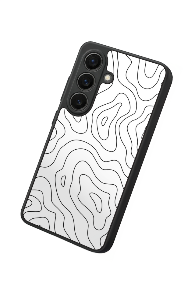 Samsung Galaxy S26 Uyumlu Çizgi Sanatı Tasarımlı Glossy Premium Kılıf