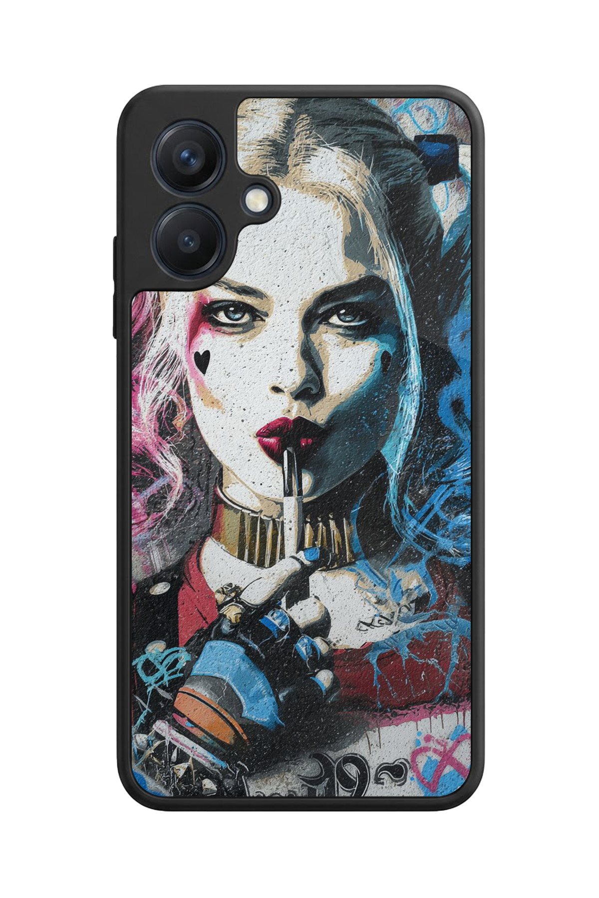 Samsung Galaxy A07 Uyumlu HarleyQueen Tasarımlı Glossy Premium Kılıf