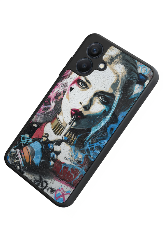 Samsung Galaxy A07 Uyumlu HarleyQueen Tasarımlı Glossy Premium Kılıf