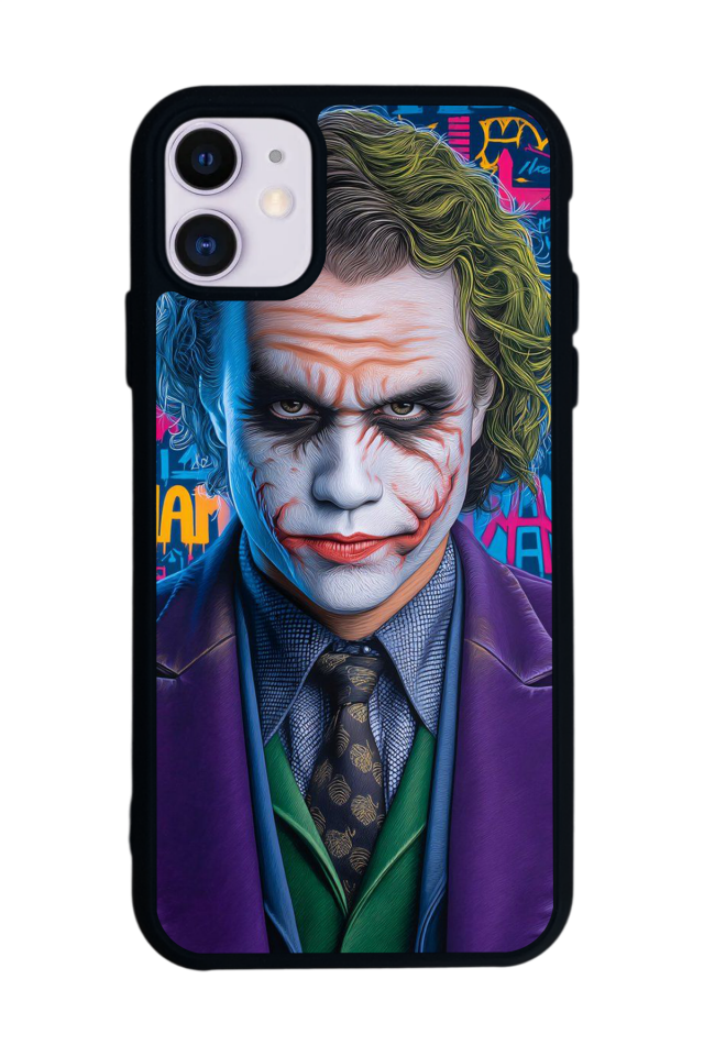 iPhone 11 Uyumlu Joker Tasarımlı Glossy Premium Kılıf