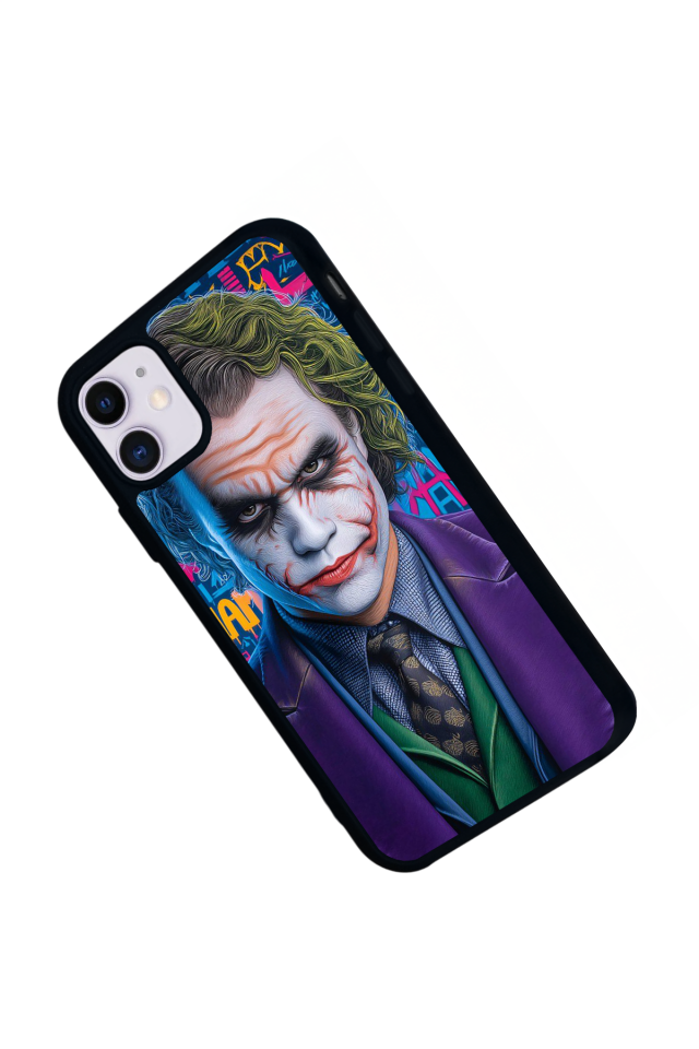 iPhone 11 Uyumlu Joker Tasarımlı Glossy Premium Kılıf