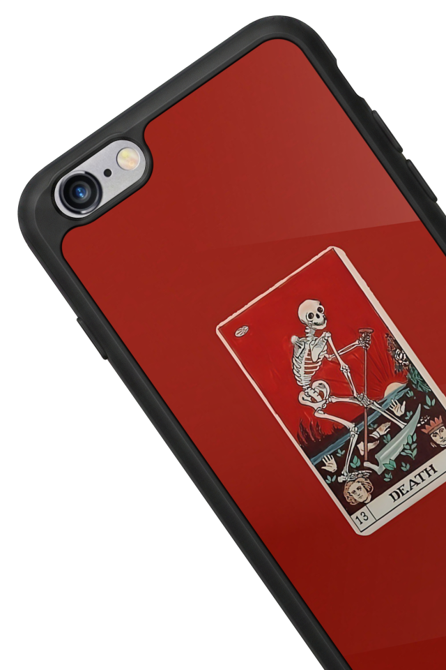 iPhone 6s Plus Uyumlu Kirmizi Tasarımlı Glossy Premium Kılıf