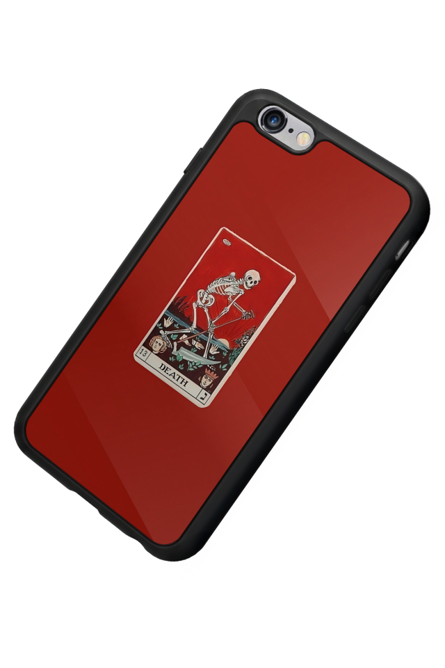 iPhone 6s Plus Uyumlu Kirmizi Tasarımlı Glossy Premium Kılıf
