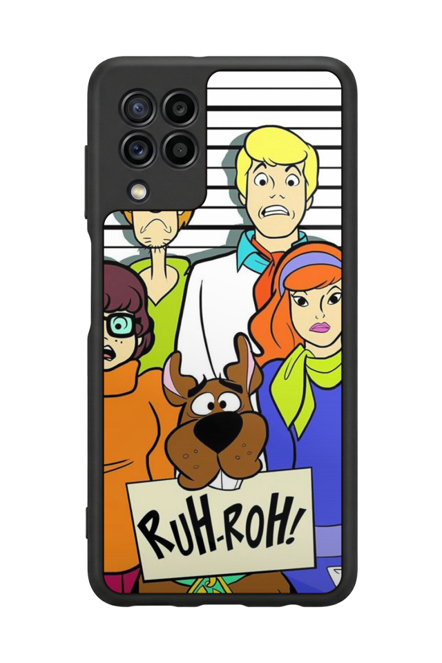 Samsung Galaxy M22 Uyumlu Scooby Doo Tasarımlı Glossy Premium Kılıf