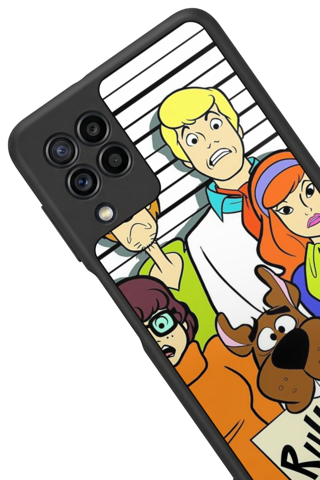 Samsung Galaxy M22 Uyumlu Scooby Doo Tasarımlı Glossy Premium Kılıf