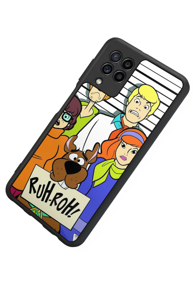 Samsung Galaxy M22 Uyumlu Scooby Doo Tasarımlı Glossy Premium Kılıf