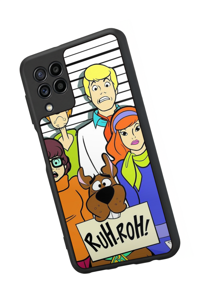 Samsung Galaxy M22 Uyumlu Scooby Doo Tasarımlı Glossy Premium Kılıf