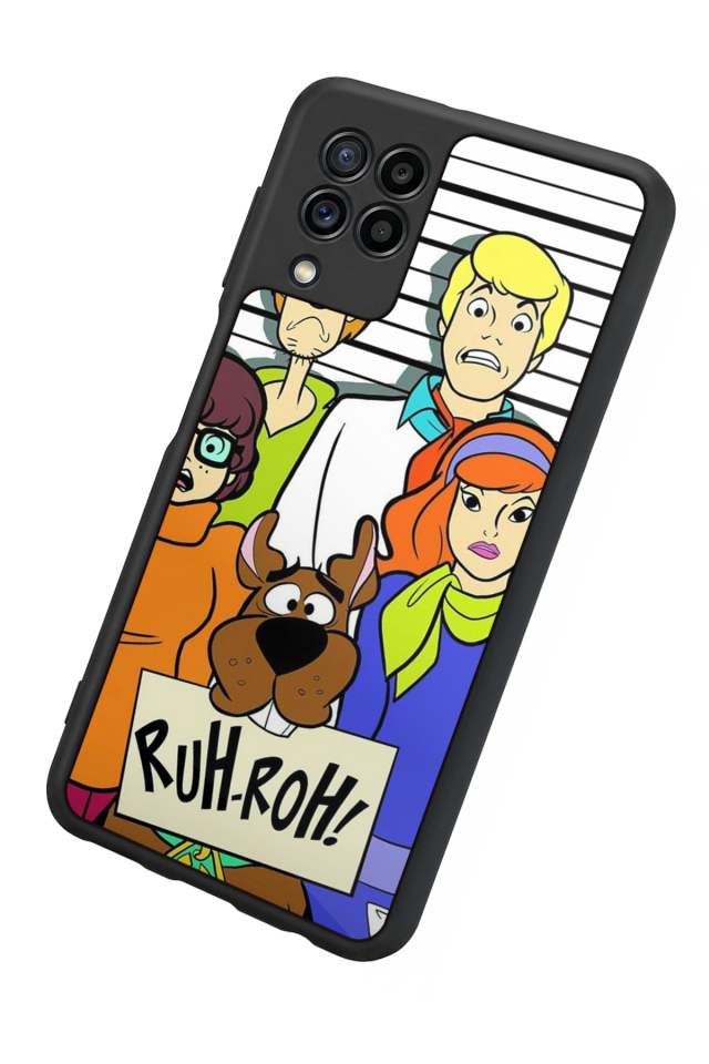 Samsung Galaxy M22 Uyumlu Scooby Doo Tasarımlı Glossy Premium Kılıf