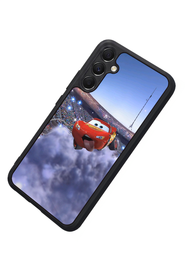 Samsung Galaxy A34 Uyumlu Şimsek McQueen Tasarımlı Glossy Premium Kılıf