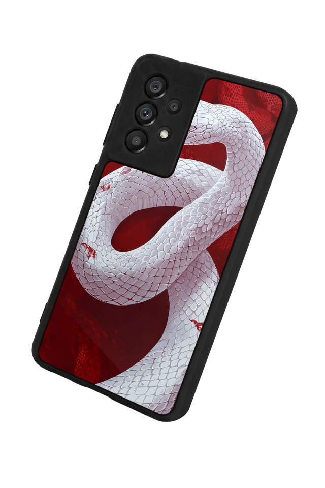 Samsung Galaxy A73 Uyumlu Yılan Tasarımlı Glossy Premium Kılıf