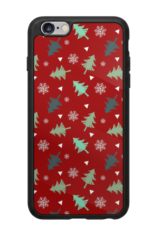 iPhone 6 Plus Uyumlu Yilbasi Christmas Tasarımlı Glossy Premium Kılıf