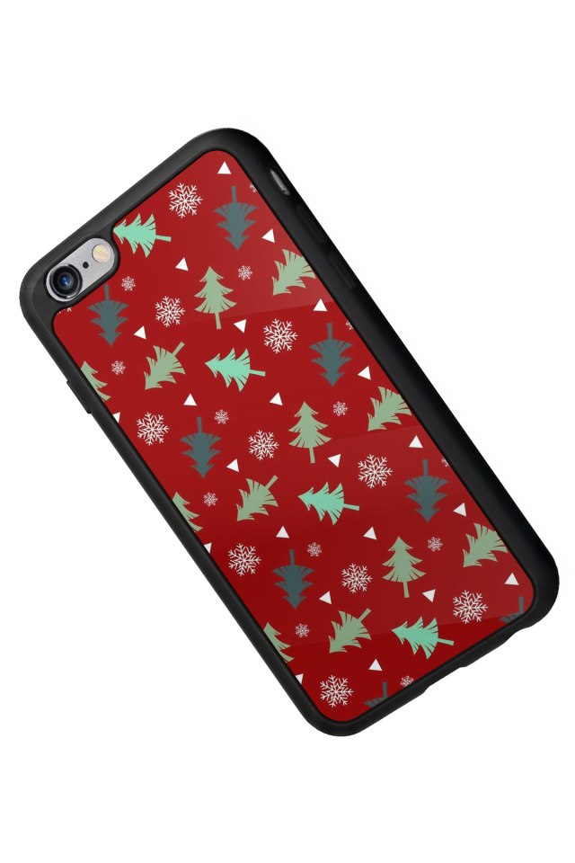 iPhone 6 Plus Uyumlu Yilbasi Christmas Tasarımlı Glossy Premium Kılıf
