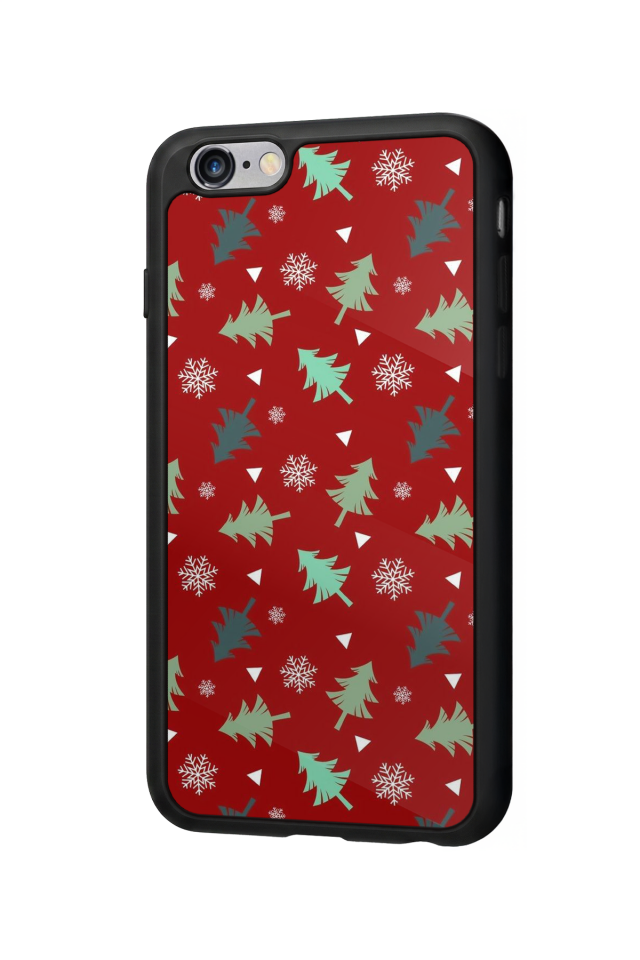 iPhone 6 Plus Uyumlu Yilbasi Christmas Tasarımlı Glossy Premium Kılıf