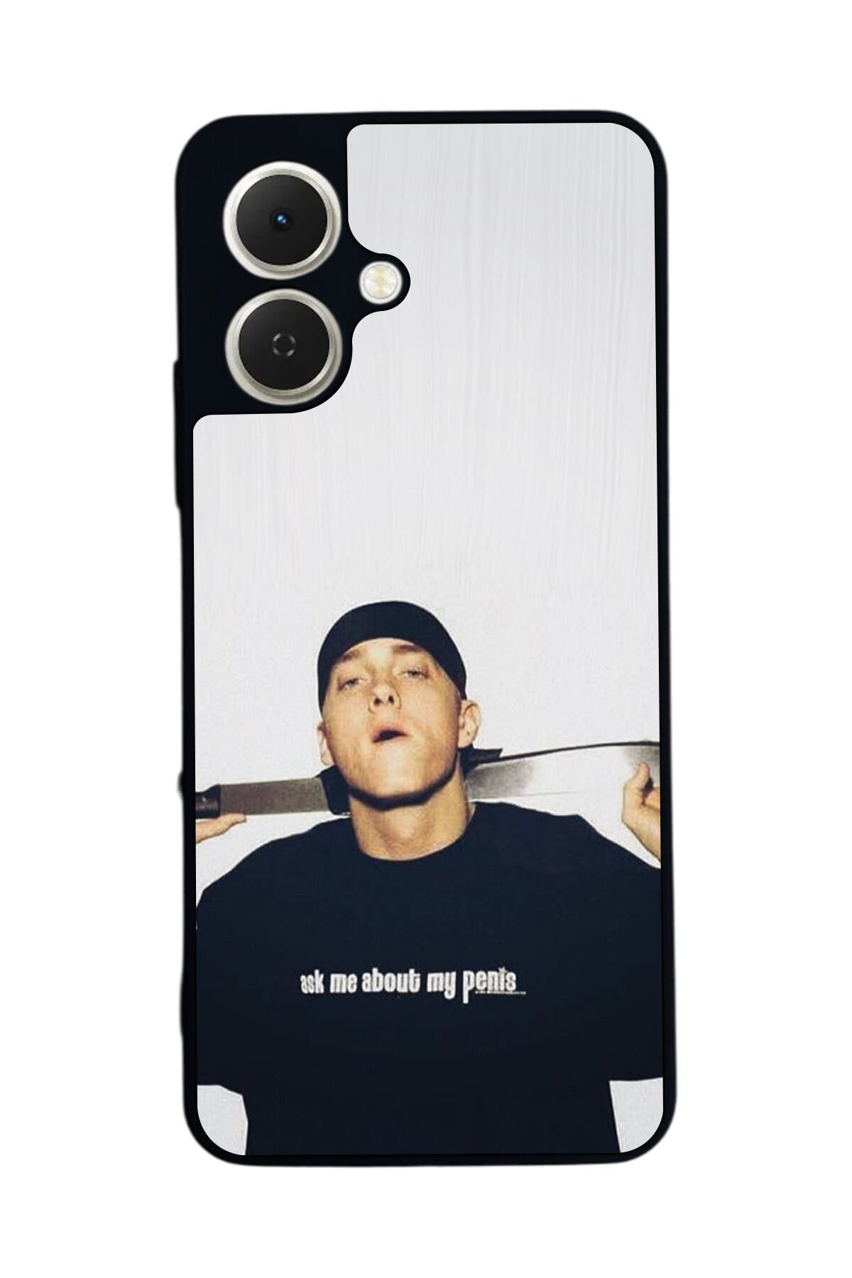 Tecno Spark GO 2 Uyumlu Eminem Tasarımlı Glossy Premium Kılıf