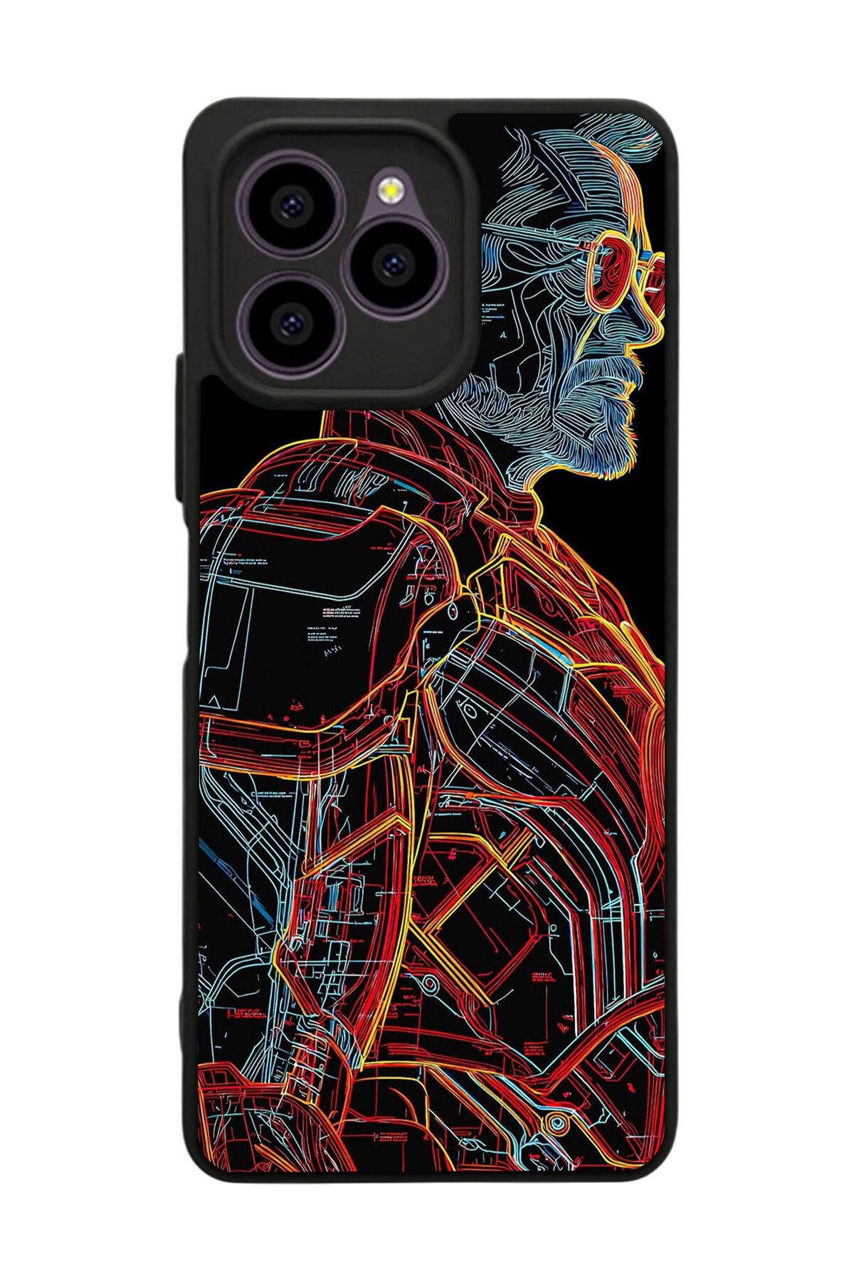 Omix X6 Uyumlu Iron Man ( Demir Adam ) Tasarımlı Glossy Premium Kılıf