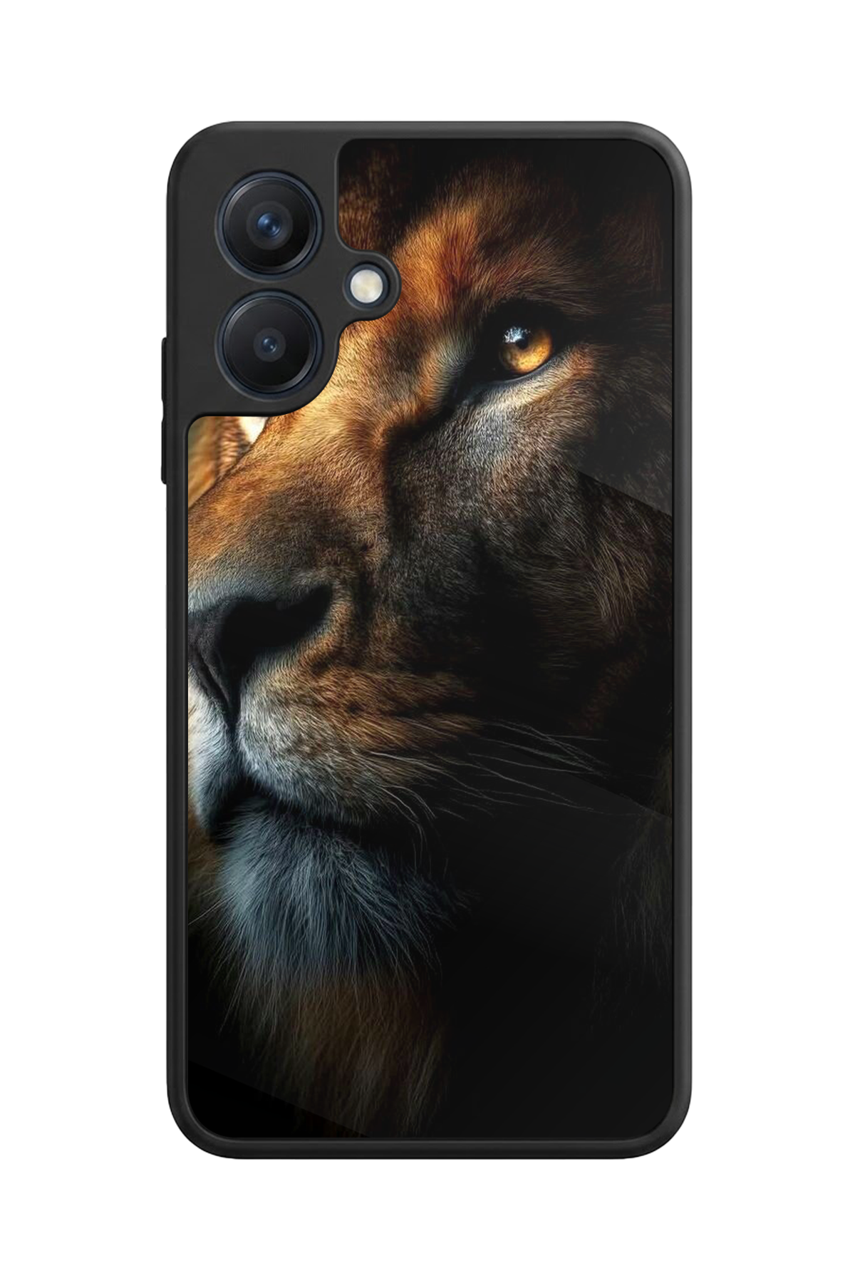 Samsung Galaxy A07 Uyumlu Aslan Tasarımlı Glossy Premium Kılıf