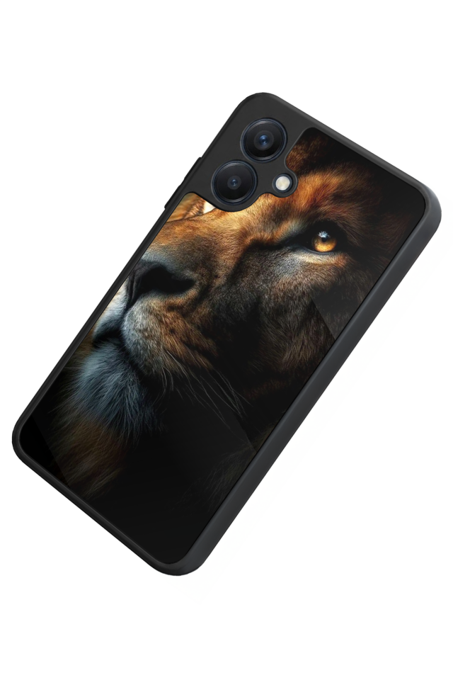 Samsung Galaxy A07 Uyumlu Aslan Tasarımlı Glossy Premium Kılıf