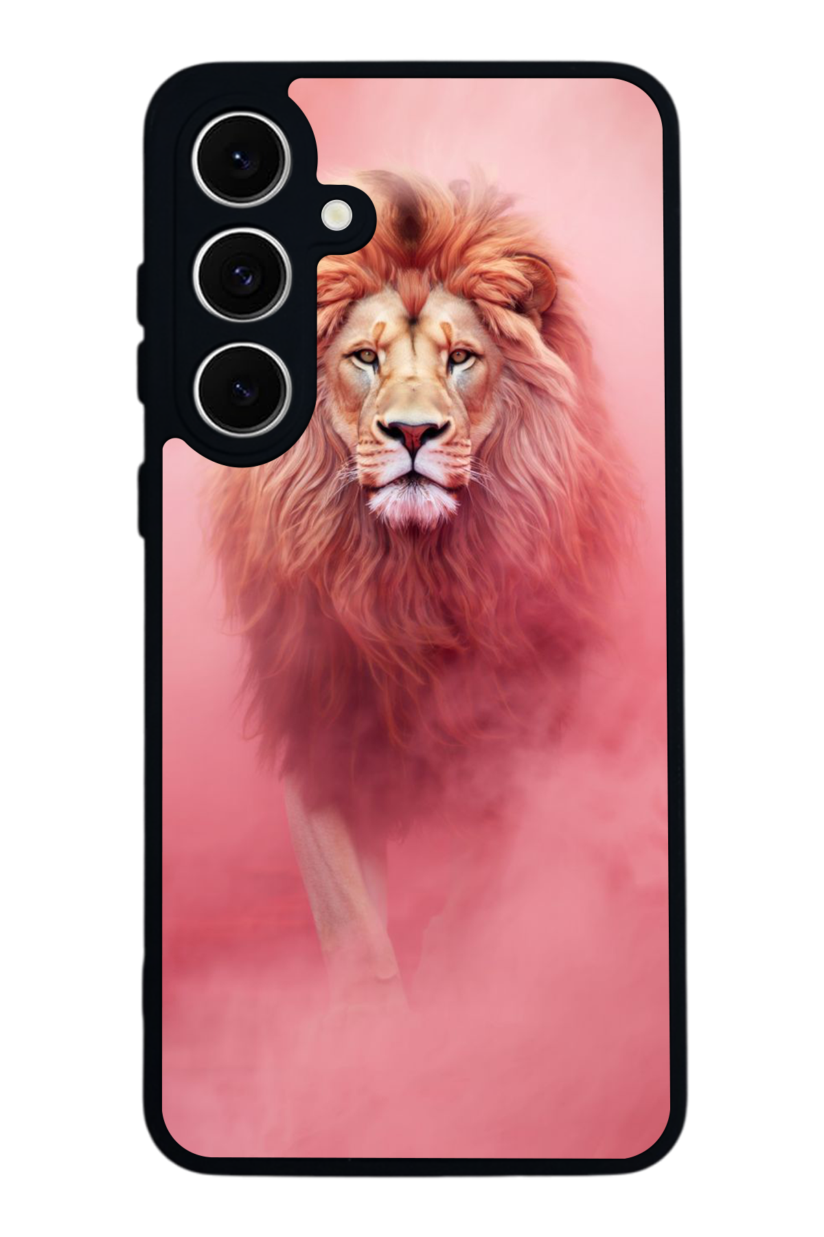 Samsung Galaxy A16 Uyumlu Aslan Tasarımlı Glossy Premium Kılıf