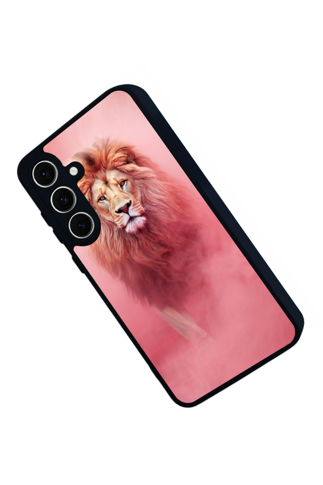 Samsung Galaxy A16 Uyumlu Aslan Tasarımlı Glossy Premium Kılıf