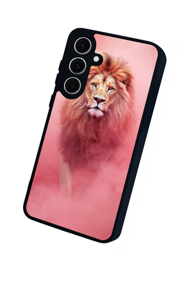 Samsung Galaxy A16 Uyumlu Aslan Tasarımlı Glossy Premium Kılıf