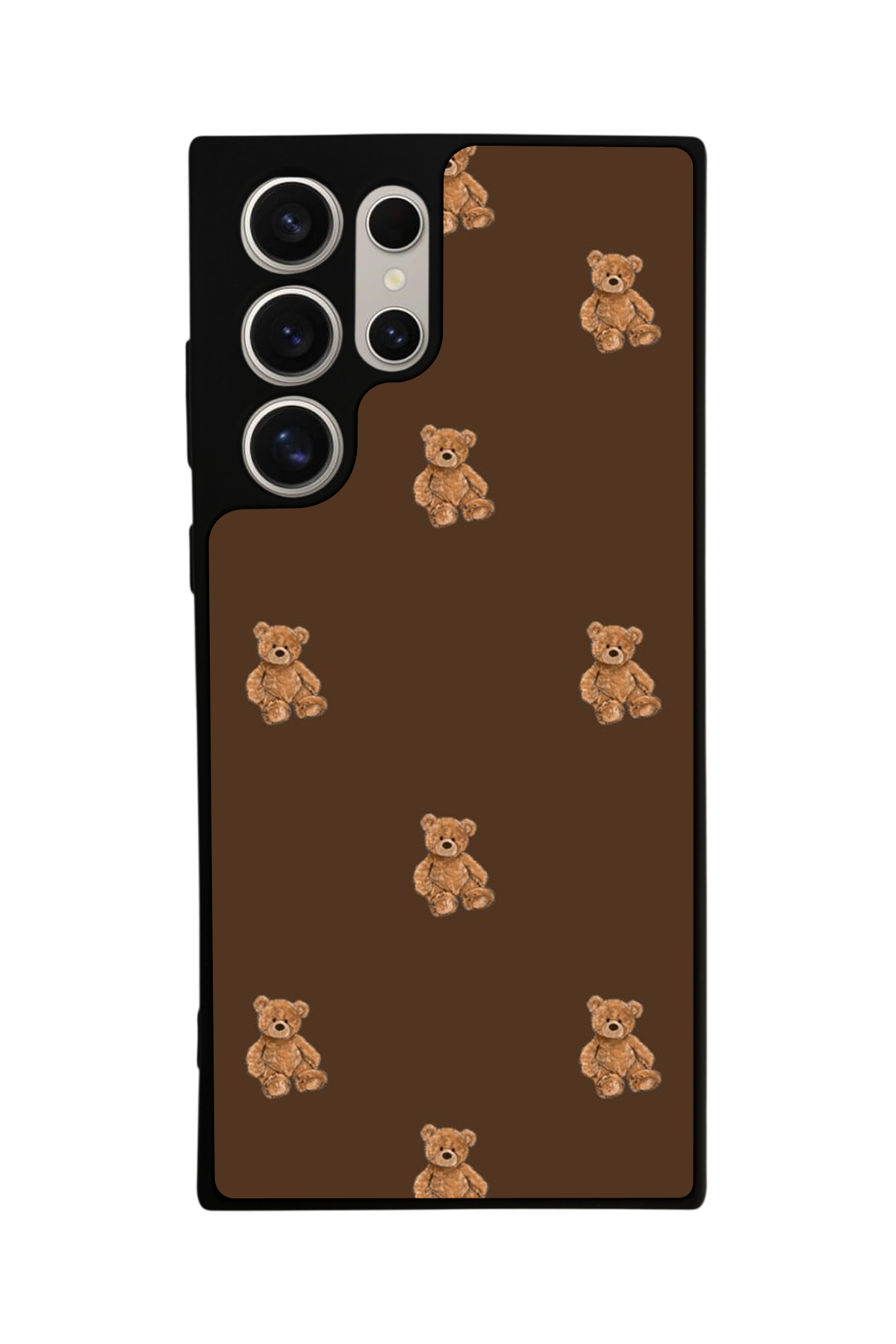 Samsung Galaxy S22 Ultra Uyumlu Ayı Tasarımlı Glossy Premium Kılıf