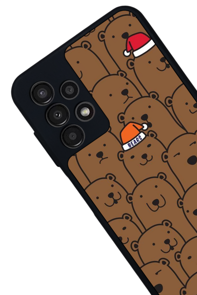 Samsung Galaxy A23 Uyumlu Ayı Tasarımlı Glossy Premium Kılıf