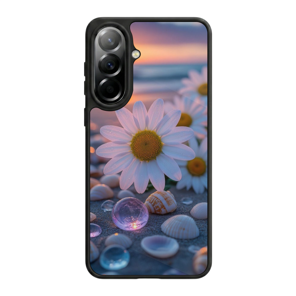 Samsung Galaxy A37 Uyumlu Cicek Tasarımlı Glossy Premium Kılıf