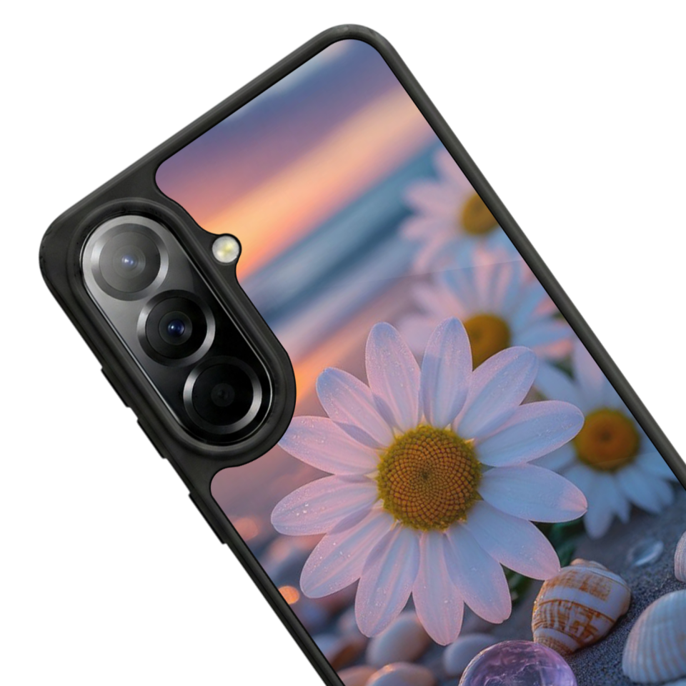 Samsung Galaxy A37 Uyumlu Cicek Tasarımlı Glossy Premium Kılıf
