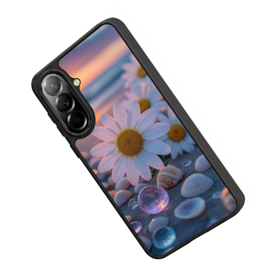 Samsung Galaxy A37 Uyumlu Cicek Tasarımlı Glossy Premium Kılıf
