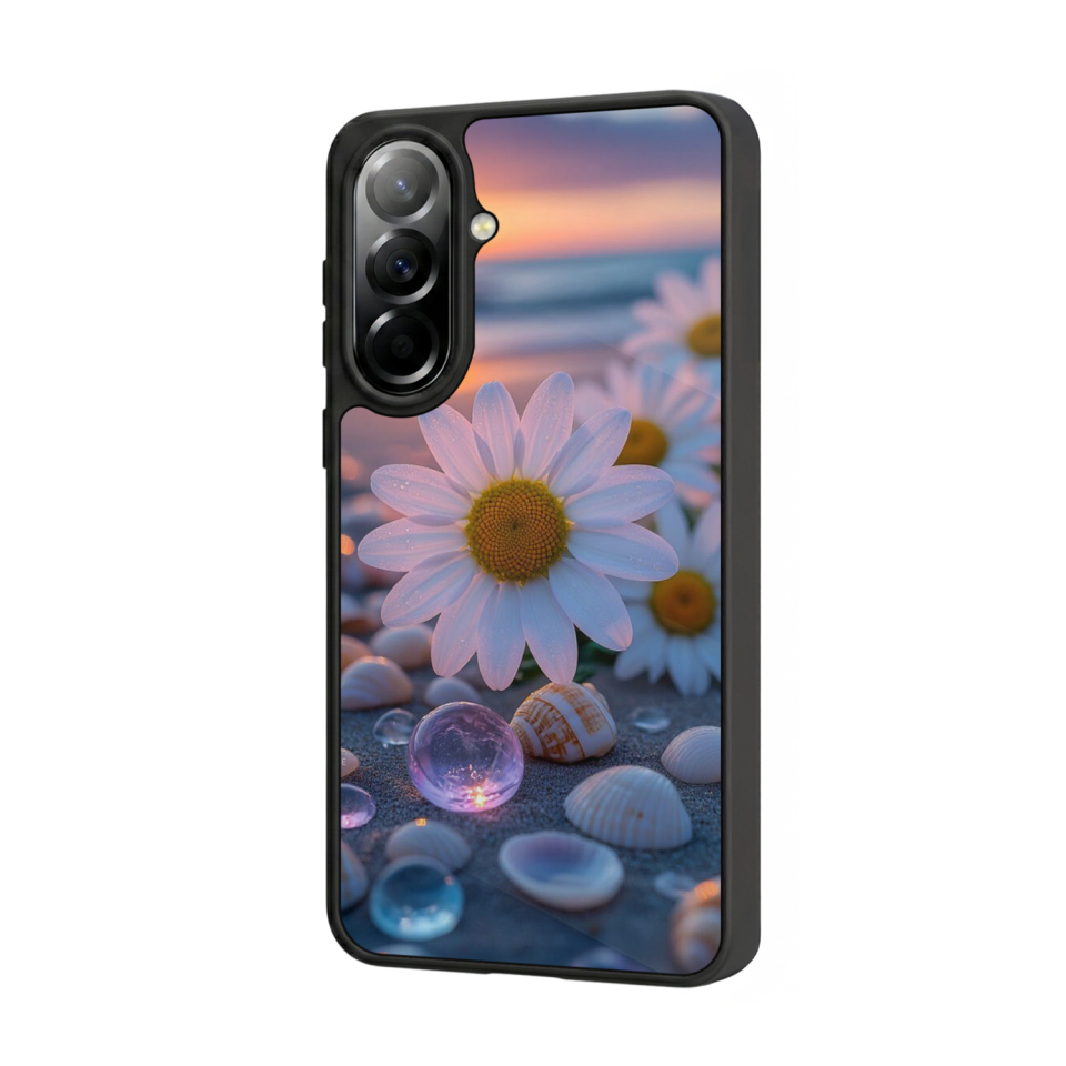 Samsung Galaxy A37 Uyumlu Cicek Tasarımlı Glossy Premium Kılıf