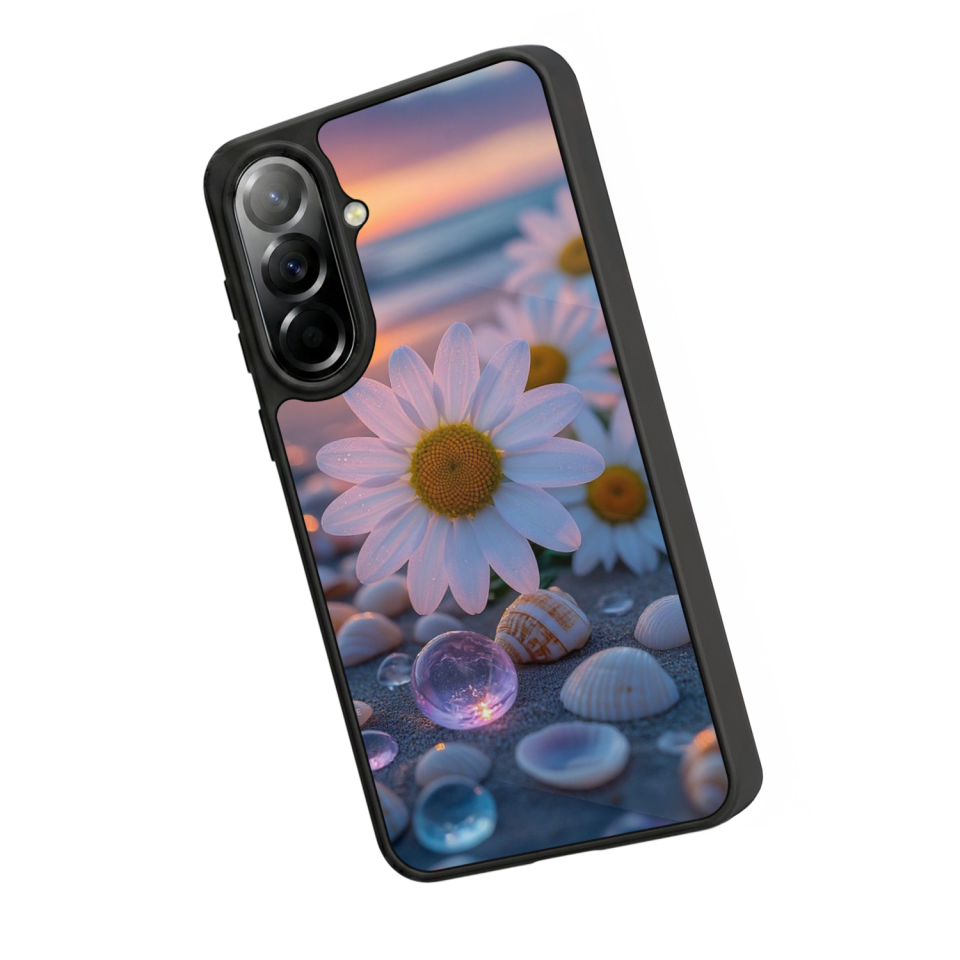 Samsung Galaxy A37 Uyumlu Cicek Tasarımlı Glossy Premium Kılıf