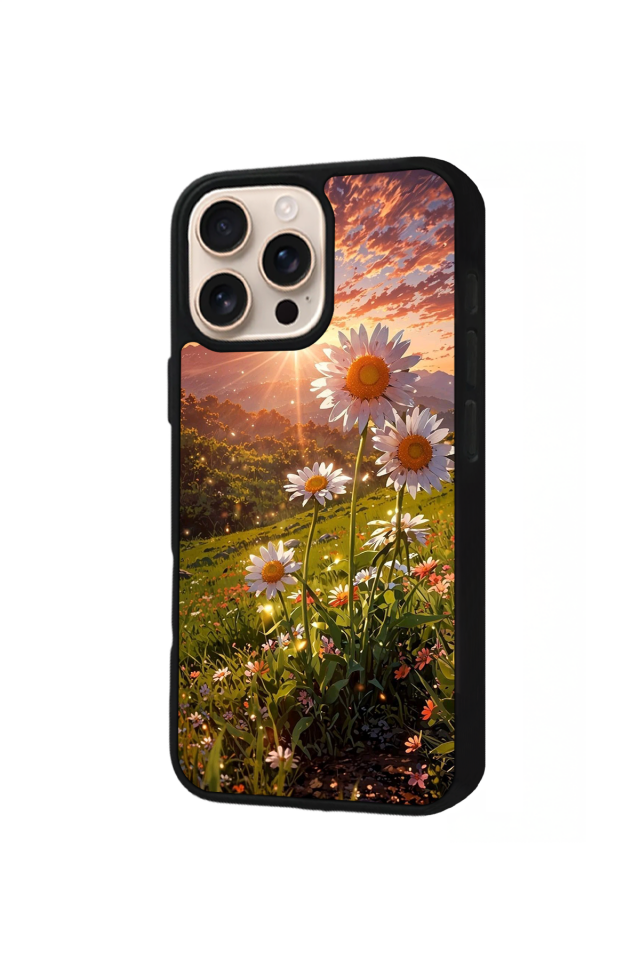iPhone 14 Pro Uyumlu Cicek Tasarımlı Glossy Premium Kılıf