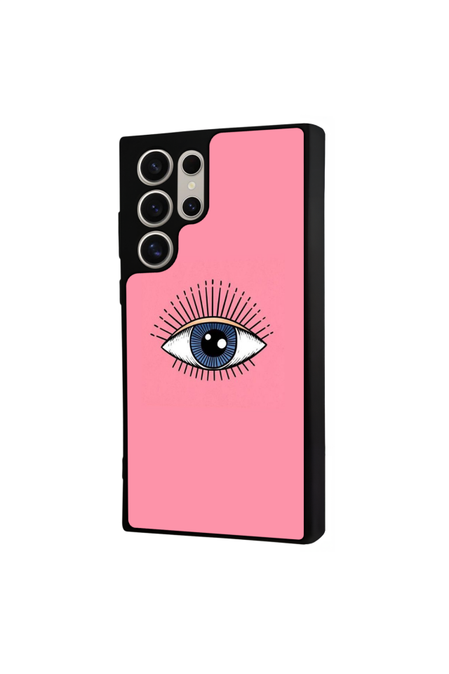 Samsung Galaxy S24 Ultra Uyumlu Göz Tasarımlı Glossy Premium Kılıf