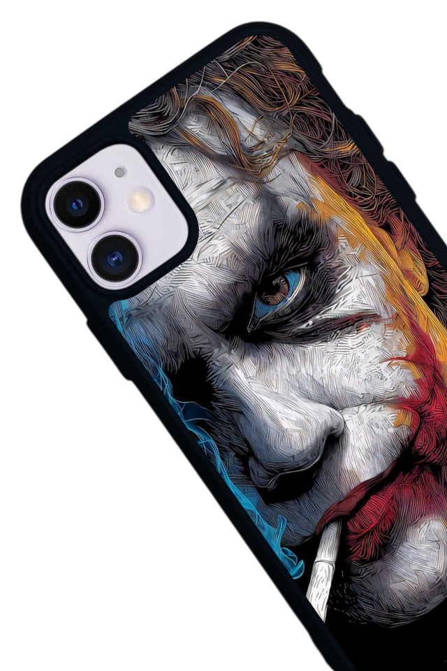 iPhone 11 Uyumlu Joker Tasarımlı Glossy Premium Kılıf