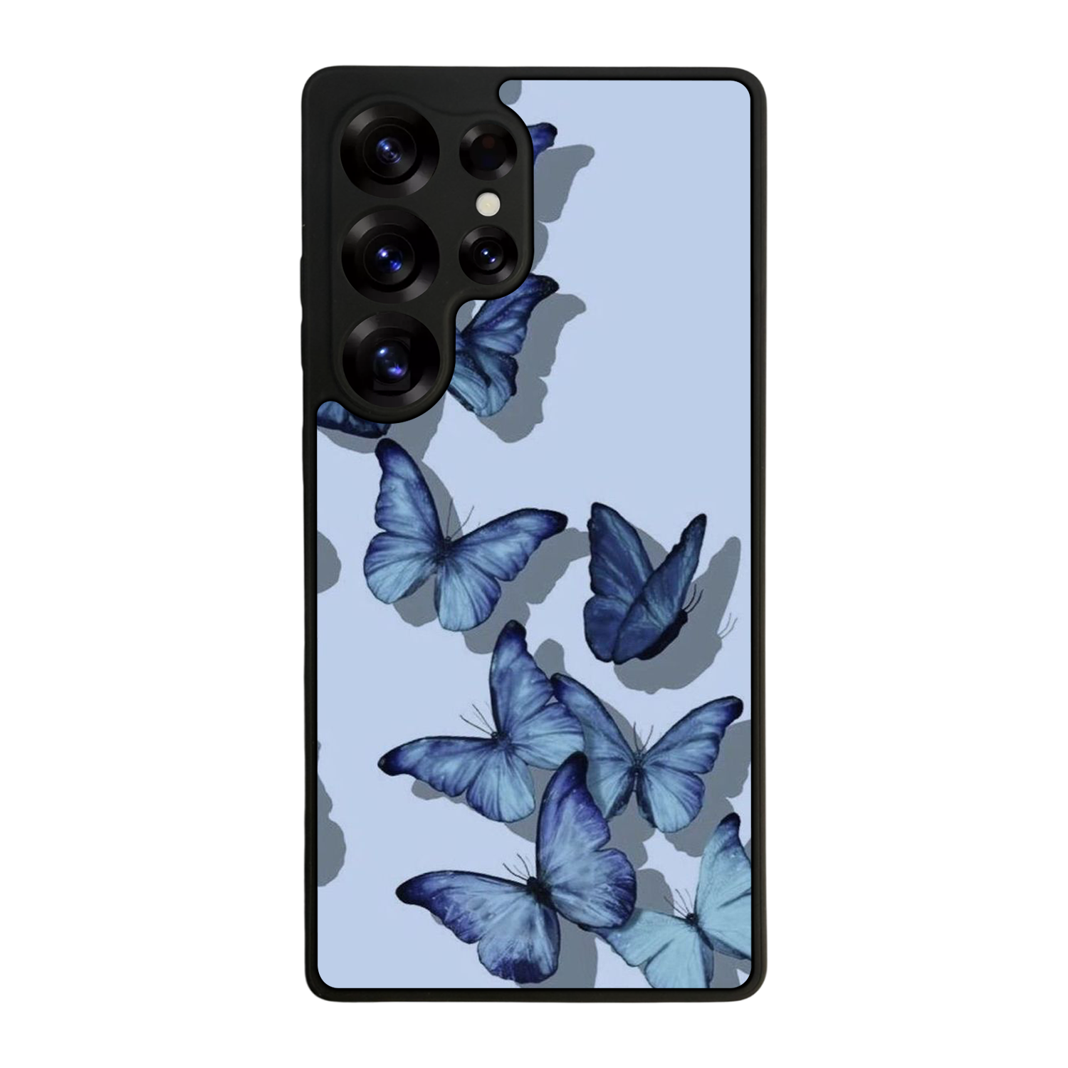 Samsung Galaxy S25 Ultra Uyumlu Kelebek Tasarımlı Glossy Premium Kılıf
