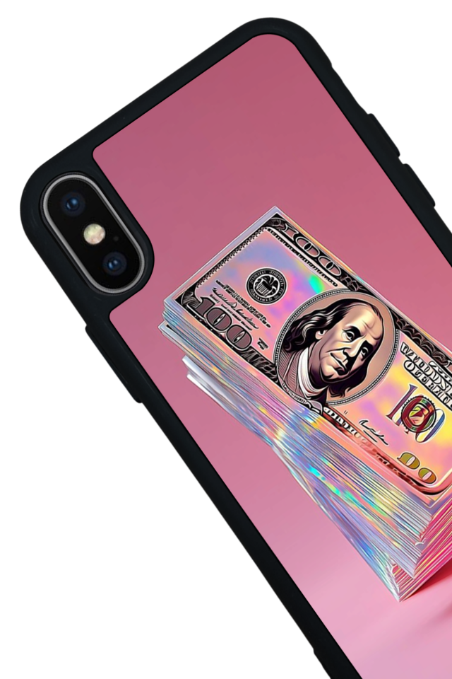 iPhone XS Max Uyumlu Money Para Tasarımlı Glossy Premium Kılıf