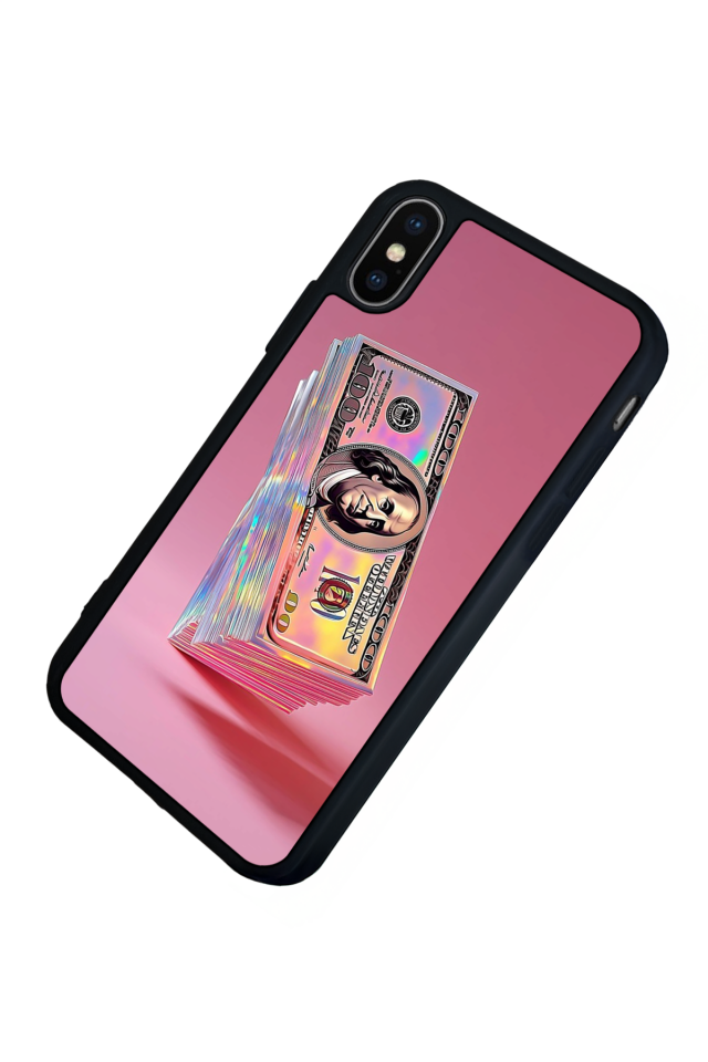 iPhone XS Max Uyumlu Money Para Tasarımlı Glossy Premium Kılıf