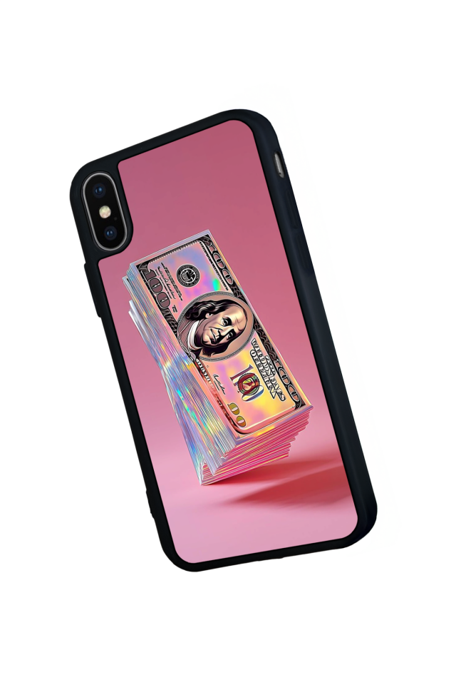 iPhone XS Max Uyumlu Money Para Tasarımlı Glossy Premium Kılıf