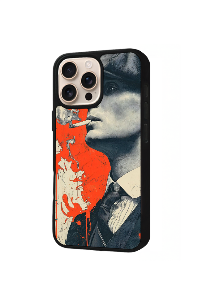 iPhone 14 Pro Max Uyumlu Peaky Blinders Tasarımlı Glossy Premium Kılıf