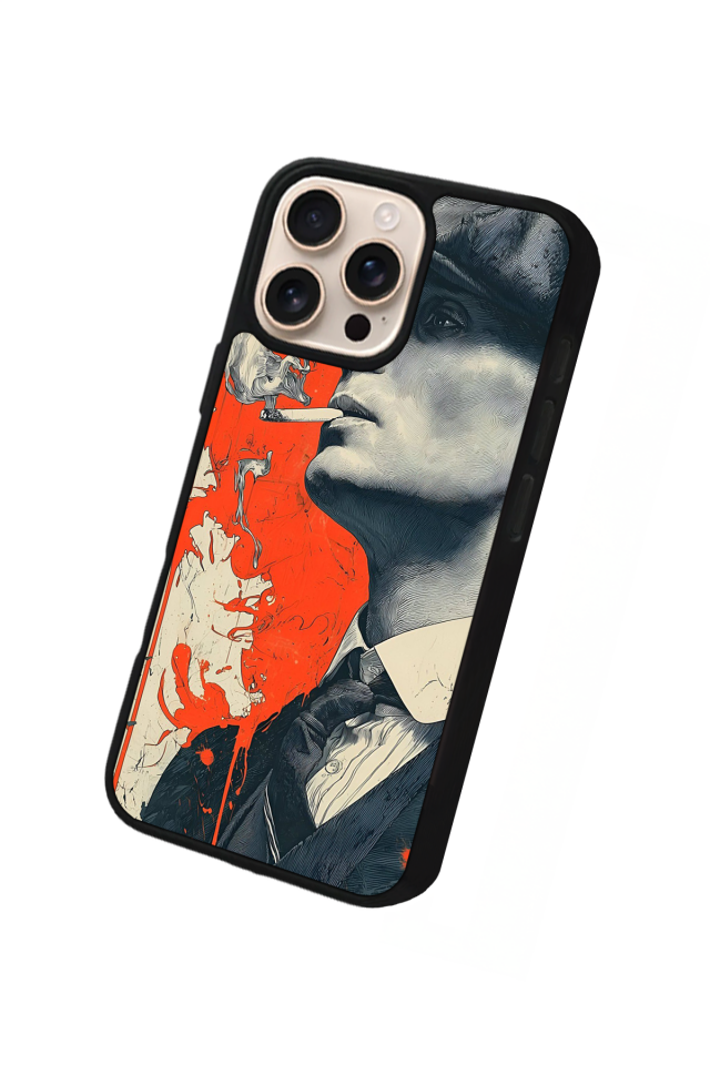iPhone 14 Pro Max Uyumlu Peaky Blinders Tasarımlı Glossy Premium Kılıf