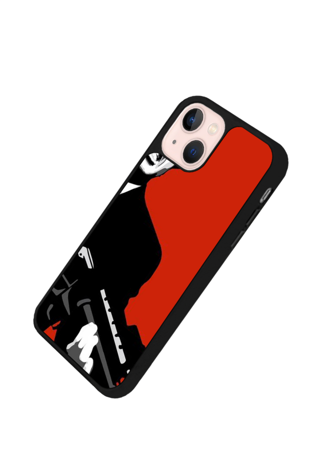 iPhone 15 Uyumlu Scarface Tasarımlı Glossy Premium Kılıf