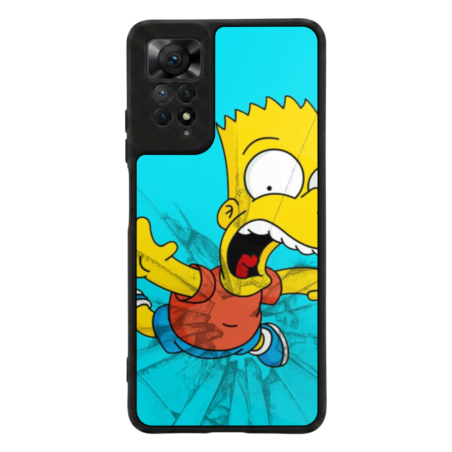 Xiaomi Redmi Note 12 Pro Uyumlu The Simpsons Tasarımlı Glossy Premium Kılıf
