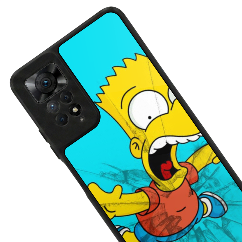 Xiaomi Redmi Note 12 Pro Uyumlu The Simpsons Tasarımlı Glossy Premium Kılıf