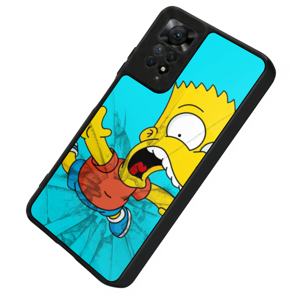 Xiaomi Redmi Note 12 Pro Uyumlu The Simpsons Tasarımlı Glossy Premium Kılıf